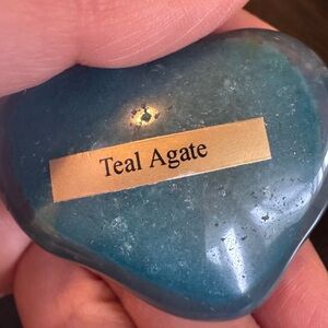 Teal agate